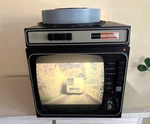 Singer Caramate Sp Slide Projector W. Audio Cassette & Built-in Screen Vintage Used. Price: $45.00.