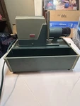 Argus 300 Desktop 35MM Slide Projector Portable W/ Case & F/3.5 Lens Used. Price: $34.99.