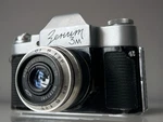 Vintage ZENIT-3M Slr Film Camera 35MM Leather Case By Kmz Ussr 1962-1970. Price: $91.99.